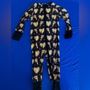 Kids Pizza Heart One Piece Pajama